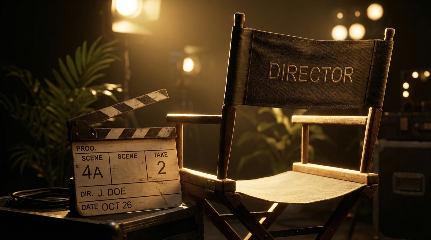 Wybór domu produkcyjnego - krzesło reżyserskie